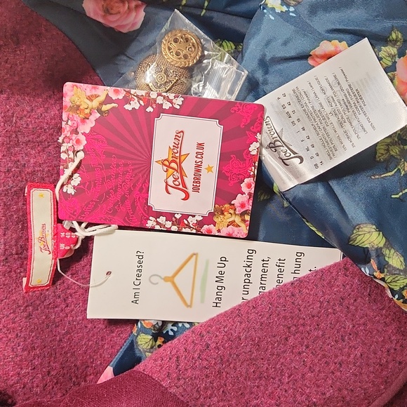 Joe Browns Purple Blazer with velvet collar, cuffs, and trim Size 10 NWT RARE - Picture 16 of 17